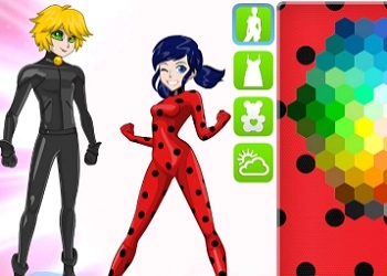 Krijuesi i Ladybug dhe Cat Noir pamje nga ekrani i lojës