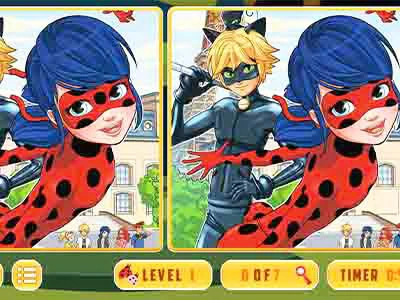 Dallimet E Ladybug pamje nga ekrani i lojës