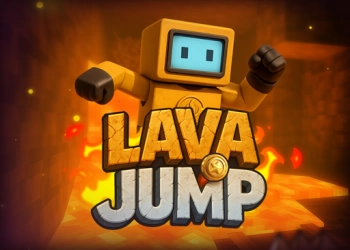 Lávový skok snímek obrazovky hry