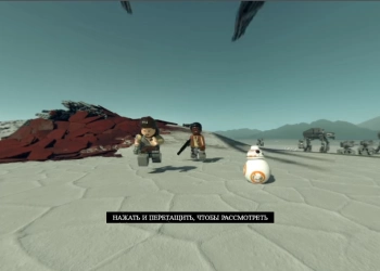 Lego Star Wars: Posljednji Jedi snimka zaslona igre