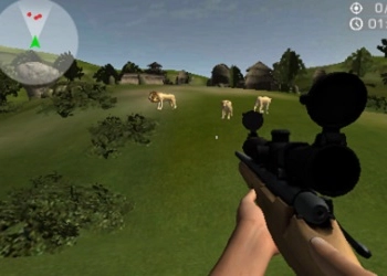 Lion Hunting 3D រូបថតអេក្រង់ហ្គេម