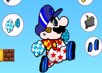 Mario Aankleden schermafbeelding van het spel