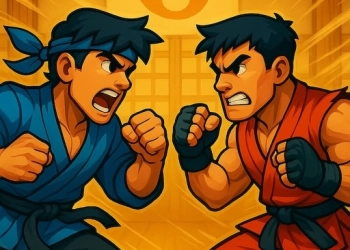Kämpfer Im Match Spiel-Screenshot