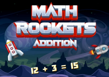 Math Rockets Addition game screenshot