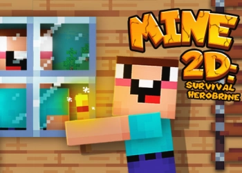 Mine 2D Survival Herobrine pamje nga ekrani i lojës