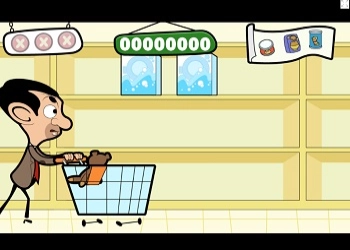 Mr. Bean Spellen: Bean In Paniek schermafbeelding van het spel