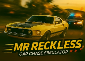 Hr. Uansvarlig: Biljagt Simulator skærmbillede af spillet