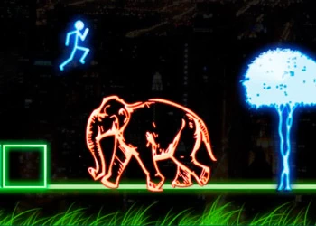 Neonman game screenshot