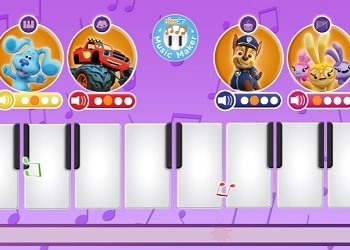 Nick Jr. Krijuesi i Muzikës pamje nga ekrani i lojës