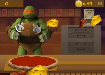 Breshkat Ninja: Koha E Pizzës pamje nga ekrani i lojës
