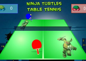 Ninja Kornjače: Stolni Tenis snimka zaslona igre