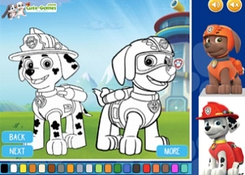 Paw Patrol Da Colorare screenshot del gioco