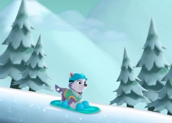 Paw Patrol Scivolo Di Neve screenshot del gioco