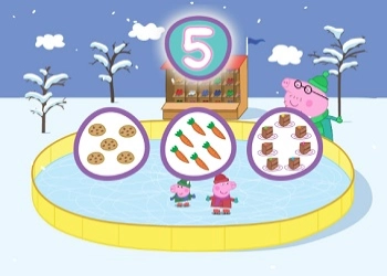 Peppa Wutz - Eislaufen Spiel-Screenshot