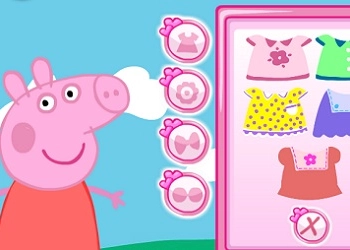 Peppa Pig Family Dress Up game screenshot