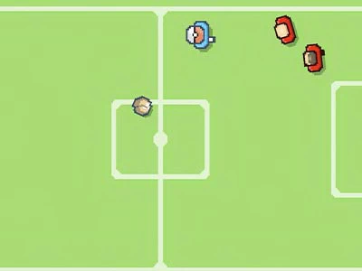 Pixel Soccer snímek obrazovky hry