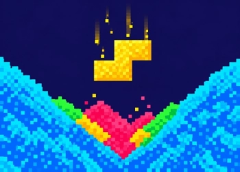 PixelTris schermafbeelding van het spel