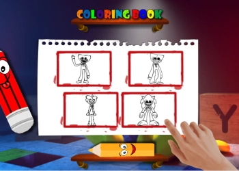 Poppy Playtime Kifestőkönyv játék képernyőképe