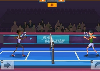 Badminton De Poder captura de pantalla del juego