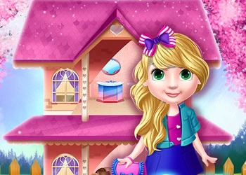 Dekorimi I Shtëpisë Së Kukullave Princesha pamje nga ekrani i lojës