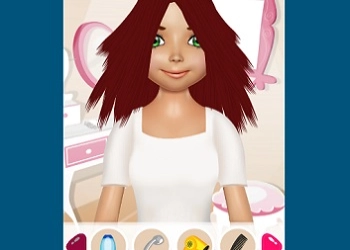 Prinsessen Haar- en Make-up Salon schermafbeelding van het spel