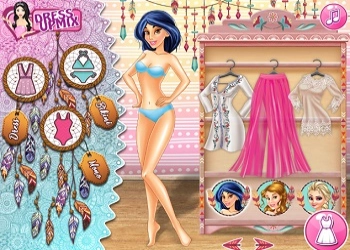 Princesses Boho Beachwear Obsession game screenshot