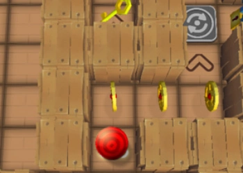 Boule Rouge Dans Le Labyrinthe capture d'écran du jeu