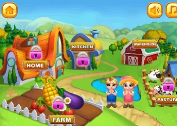 Royal Twins Cute Farm խաղի սքրինշոթ