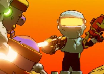 Run Gun Robots captură de ecran a jocului
