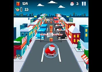 Santa City Run game screenshot