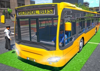 Məktəb Avtobusu Oyunu Sürücülük Sim oyun ekran görüntüsü