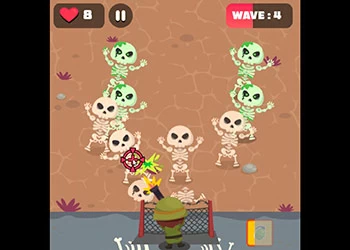 Skeleton Defense game screenshot