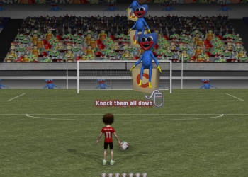 Voetbalkind Versus Huggy schermafbeelding van het spel