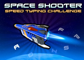 Space Shooter - Gyors Gépelési Kihívás játék képernyőképe