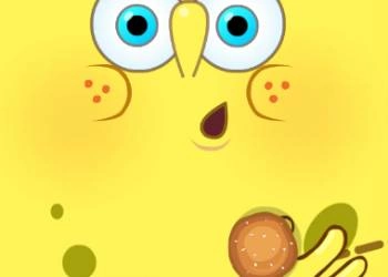 Spongebob Prende Gli Ingredienti Per Un Hamburger Di Granchio screenshot del gioco