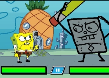 Juegos De Bob Esponja: Batalla Final Contra El Jefe Supremo captura de pantalla del juego