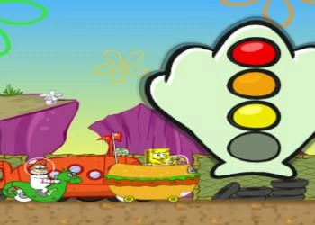 Spongebob-Races schermafbeelding van het spel