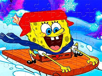 Teka-Teki Musim Dingin Spongebob tangkapan layar permainan