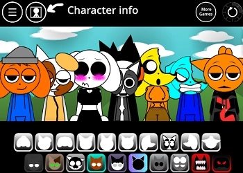 Sprunki Rejoin Kayden & Firends game screenshot