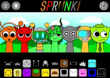 Remake Sprunki Scratch tangkapan layar permainan