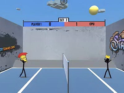 Stick Figure Badminton 3 στιγμιότυπο οθόνης παιχνιδιού