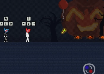 Stickman Huggy Vacanza Spettrale screenshot del gioco