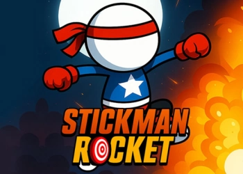 スティックマンロケット ゲームのスクリーンショット