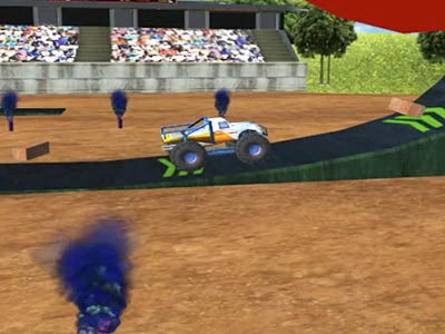 Stuntmonsters 3D schermafbeelding van het spel