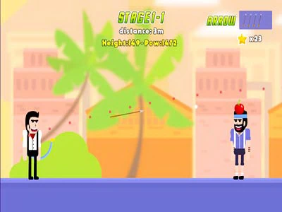 Super Bowmasters captura de tela do jogo