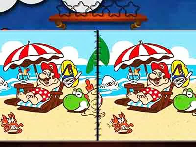 Diferencias De Súper Mario captura de pantalla del juego