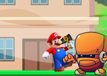 Super Mario Jookse Ja Tulista mängu ekraanipilt