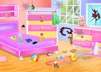 Sweet Home Clean Up game screenshot