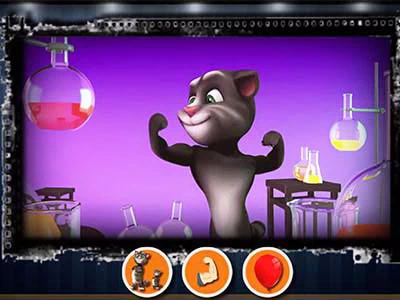 Pratende Tom In Laboratorium schermafbeelding van het spel