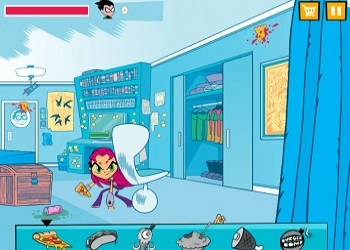 Teen Titans Go! Juegos: Pelea De Comida captura de pantalla del juego